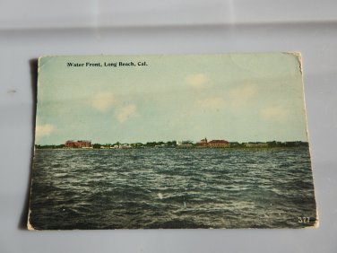 Water Front Long Beach CA  Divided Back Postcard Not Posted