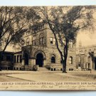 New and Old Libraries Yale New Haven CT Undivided Back Postcard  Posted 1905