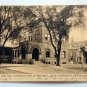 New and Old Libraries Yale New Haven CT Undivided Back Postcard  Posted 1905