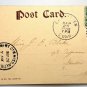 New and Old Libraries Yale New Haven CT Undivided Back Postcard  Posted 1905