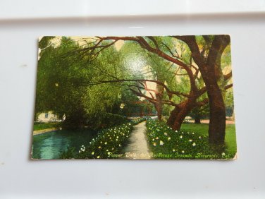 Pepper Walk Anchorage Grounds Riverside CA  Divided Back Postcard  Posted 19??