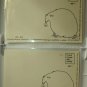 Lot of 2 4x6 Comic Postcards God's Identity Crisis and Hamburgers -Cow Finds Out