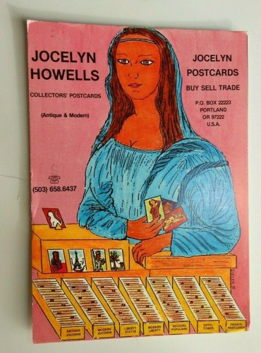 Mona Lisa for Jocelyn Postcards Advertising 4x6 Chrome Postcard 1989