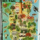 Map of Key West FL 4x6 Chrome Postcard Posted 1994 Map of Key West FL 4x6 Chrome Postcard Posted 1994