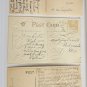 Lot of 4 New Year Divided Back Postcards with Bells All Posted