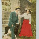 Comic Couple You Can't Get My Goat Funny Divided Back Postcard Posted 1916 Comic Couple You Can't Get My Goat Funny Divided Back Postcard Posted 1916