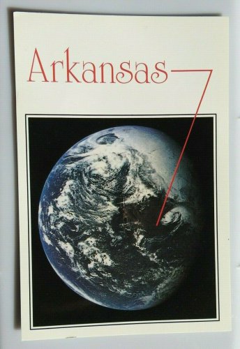 Arkansas from Space 4x6 Chrome Postcard  Not Posted