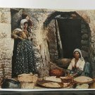 Syrian Peasants Making Bread Divided Back  Posted 1913