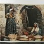 Syrian Peasants Making Bread Divided Back  Posted 1913