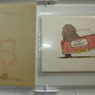 Lot of 2 4x6 Comic Postcards with Elephants