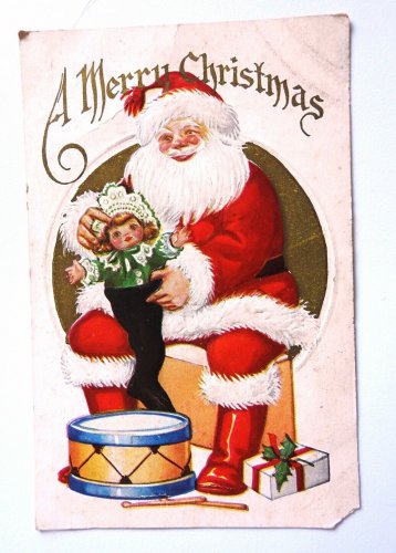 santa christnas Divided Back Postcard  Not Posted