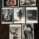 Lot of 7 Men with Babies 4x6 Chrome Postcards   Not Posted