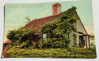 King's Corner North Leominster MA Divided Back Postcard not Posted