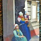 Mother and Children Marken Holland Divided Back Postcard Not Posted