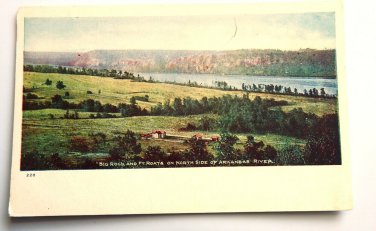 228 Big Rock and Ft Roats AR Divided Back Postcard Not Posted