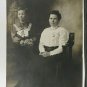 Old Photo of a nicely dressed Lady and Boy  RPPC  Not Posted