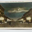 Great White Way Pittsburg Kansas White Border Postcard Posted 1919 Great White Way Pittsburg Kansas White Border Postcard Posted 1919