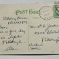 Great White Way Pittsburg Kansas White Border Postcard Posted 1919