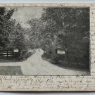 Entrance to stonover Lenox MA Undivided Back Postcard  Posted 1912