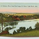 scene of Arkansas River from Fort Roots Little Rock  Divided Back Postcard