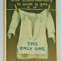 THE ONLY ONE Comic Shirt on the Line Divided Back Postcard  Posted 1911