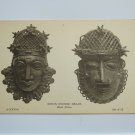 Benin Bronze Heads West Africa Postcard A-XXVI-6 Divided Back Not Posted
