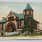 Zimmerman Library Wittenburg College Springfield OH Undivided Back Postcard