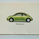 VW Wintergreen hotstamp Rack Card 4x6 Postcard  Not Posted