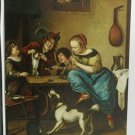 Dancing Lesson of Cat Jan Steen Amsterdam Divided Back  Not Posted