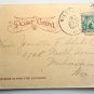 Ink Stand and Sugar Bowl the Dells Kilbourn City WI Undivided Back Posted 1907