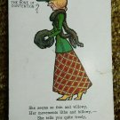 Tuck's Valentine series A the Bone of Contention Divided Back Postcard 1911