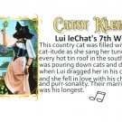 Catsy Klein Sang on Hot Tin Roofs Anthropomorphic Black Cat 4x6 Chrome NEW Catsy Klein Sang on Hot Tin Roofs Anthropomorphic Black Cat 4x6 Chrome NEW