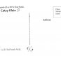 Catsy Klein Sang on Hot Tin Roofs  Anthropomorphic Black Cat 4x6 Chrome NEW