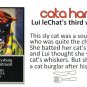 Cata Hari  Cat Burglar WANTED Poster  Anthropomorphic Black Cat 4x6 Chrome NEW