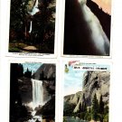 Lot of 25 Yosemite Postcards 5 Chrome 6 Posted Plus Photo Guide Book