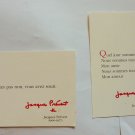 Lot of 2 Jacques Prevert Quotes  4x6 Postcards Not Posted NM