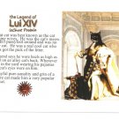 Legend of Lui XIV leChat Anthropomorphic Black Cat 4x6 Chrome Not Posted NEW
