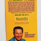 Lawrence Welk at Harrah's Lake Tahoe 4x8 Postcard Posted 1971 EX