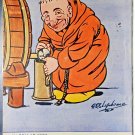 IN CELLAR COOL TUCK  JOLLY FRIARS #9012  Divided Back Postcard Posted 1905