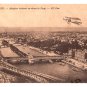 Biplane Flying over Passy Paris Divided Back Postcard Not Posted EX