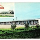 Hi-Cafe Motel and service station Staunton IL Chrome Postcard Not Posted EX