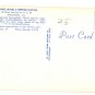 Hi-Cafe Motel and service station Staunton IL Chrome Postcard Not Posted EX