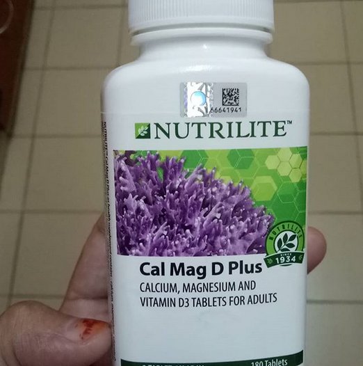 100 Original Amway Nutriway And Nutrilite Cal Mag D 180 Tablets