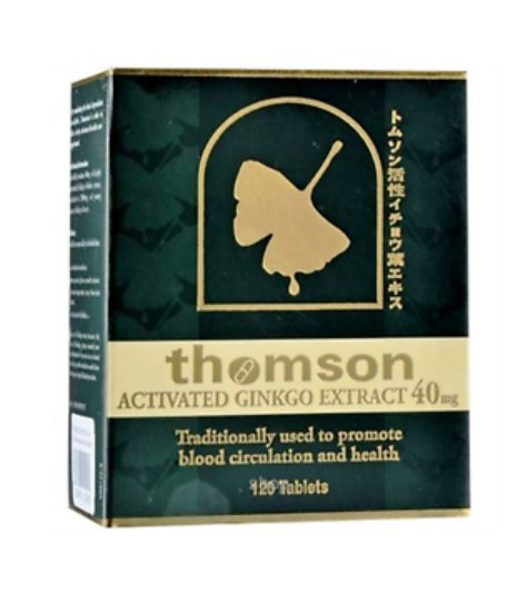 New THOMSON ACTIVATED GINKGO EXTRACT 40MG 120's