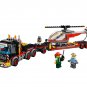 EGO City Heavy Cargo Transport 60183 Toy Truck Building Kit with Trailer, Toy Helicopter