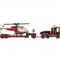 EGO City Heavy Cargo Transport 60183 Toy Truck Building Kit with Trailer, Toy Helicopter