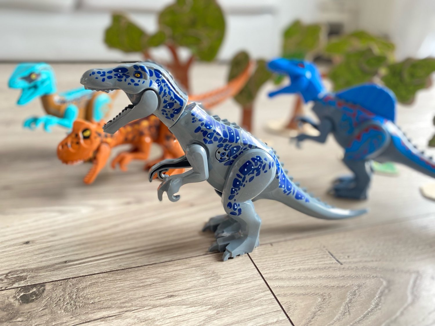 8 Dinosaurs Jurassic World II Building Blocks Compatible with Lego