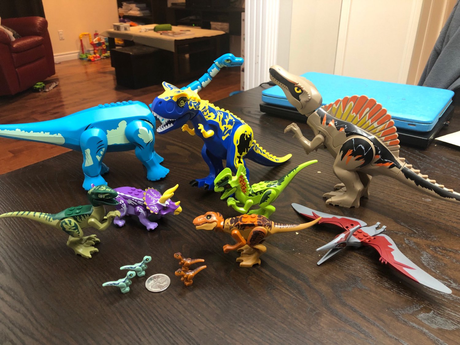 9 Dinosaurs Jurassic World II Building Blocks Compatible with Lego