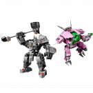 Overwatch D.Va and Reinhardt Mech Building Kit