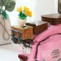 Compatible with LEGO Pink Vespa 125 Model Building Blocks